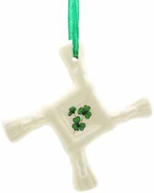 Ceramic Hanging Ornament St Bridgids Cross
