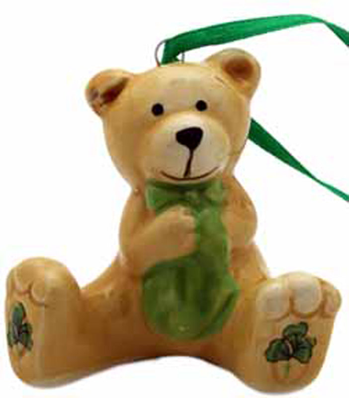 Ceramic Hanging Ornament Teddy Sitting