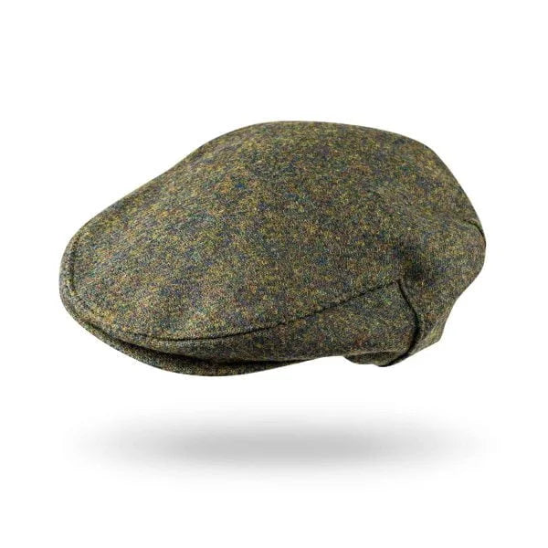 Flat Cap - Irish Tweed Cap Dark Green Solid XL/62/7⅝