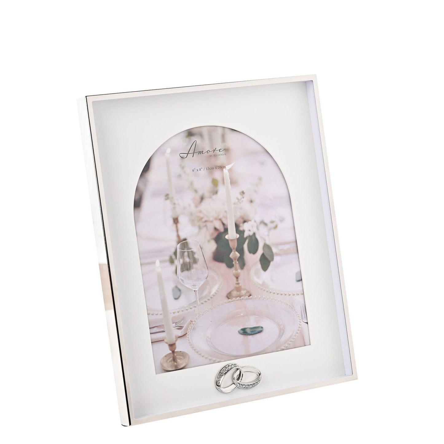 Arch Photo Frame with Rings Icon - 6” x 8"