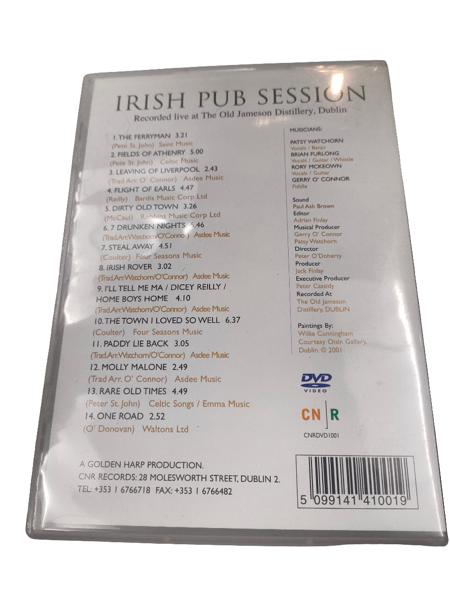 Irish Pub Session 16 Favourite Irish Drinking Songs DVD