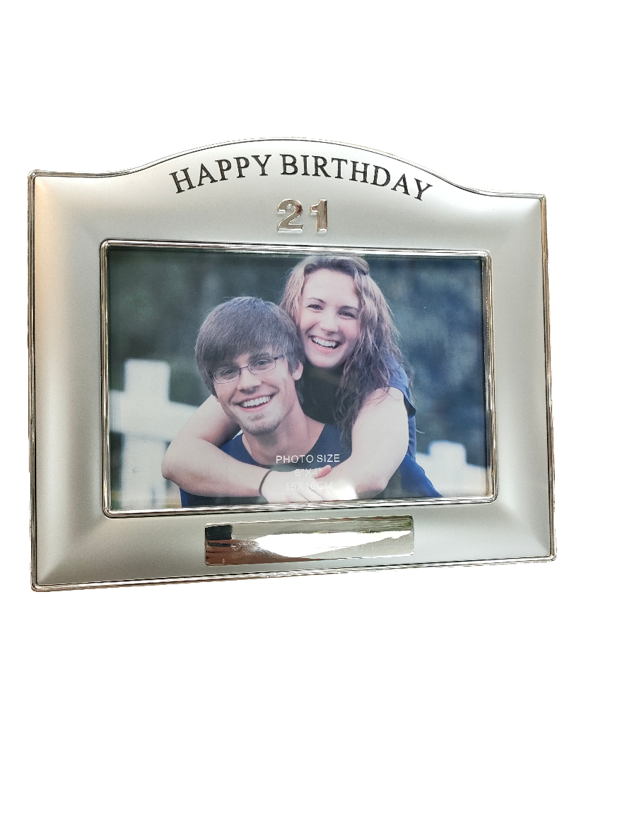 21st Birthday Frame 6x4" (15x10cm)