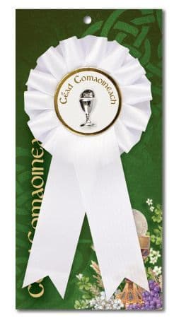 Communion Rosette/Chalice/IRISH WORDING (C19150)