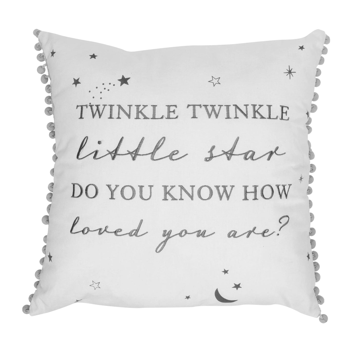 Bambino Linen Cushion Twinkle Twinkle