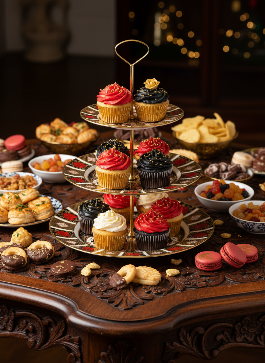 Royal Crown Derby 3 Tier Cake Stand