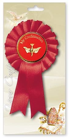 Confirmation Rosette / Dove Motif (F1906)