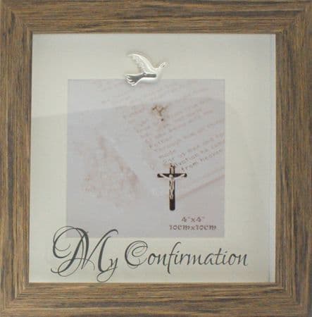 Confirmation Photo Frame/Wood Finish (F46272)