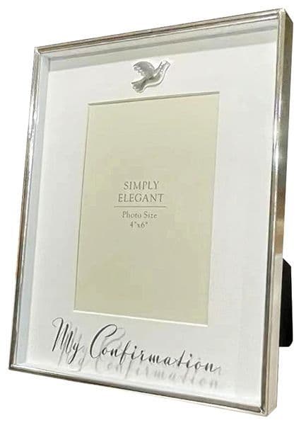 Photo Frame/White Finish/Confirmation (F46626)