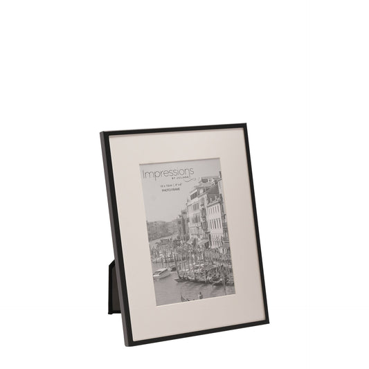 Impressions Black Metal Mounted Frame 4x6