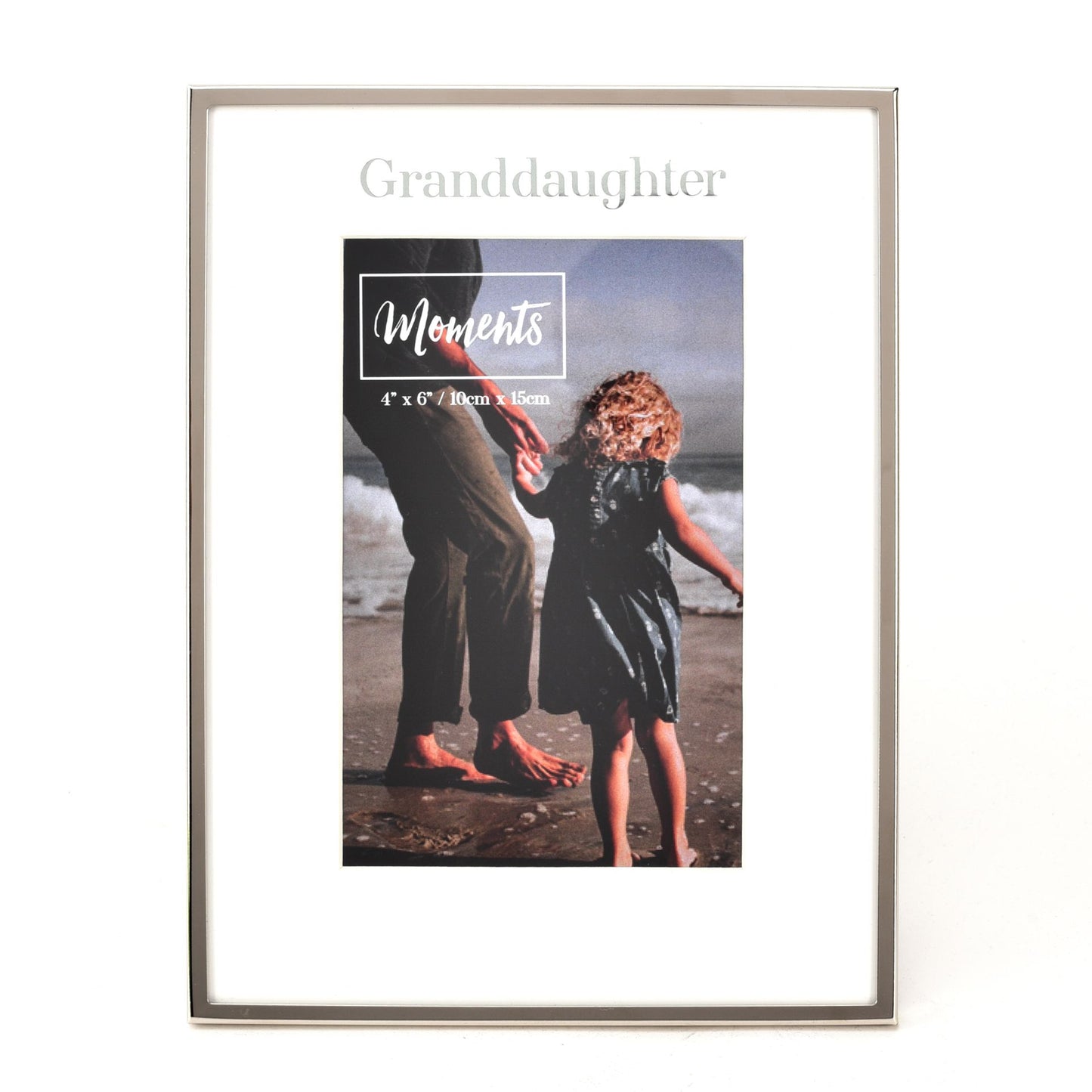 Silverplated with Mount Frame 4" x 6" Granddaughter