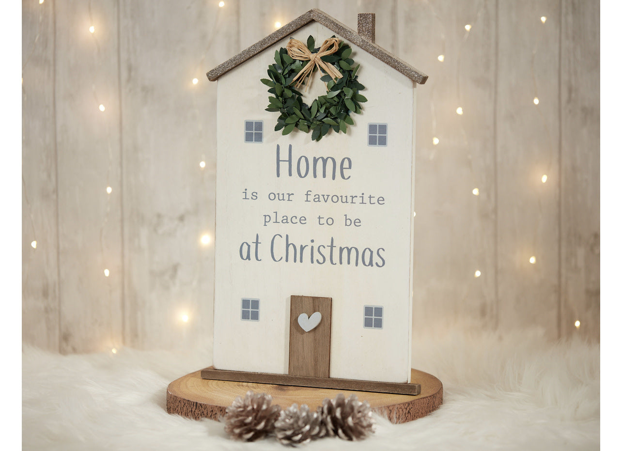 XMAS HOUSE SHAPED BLOCK