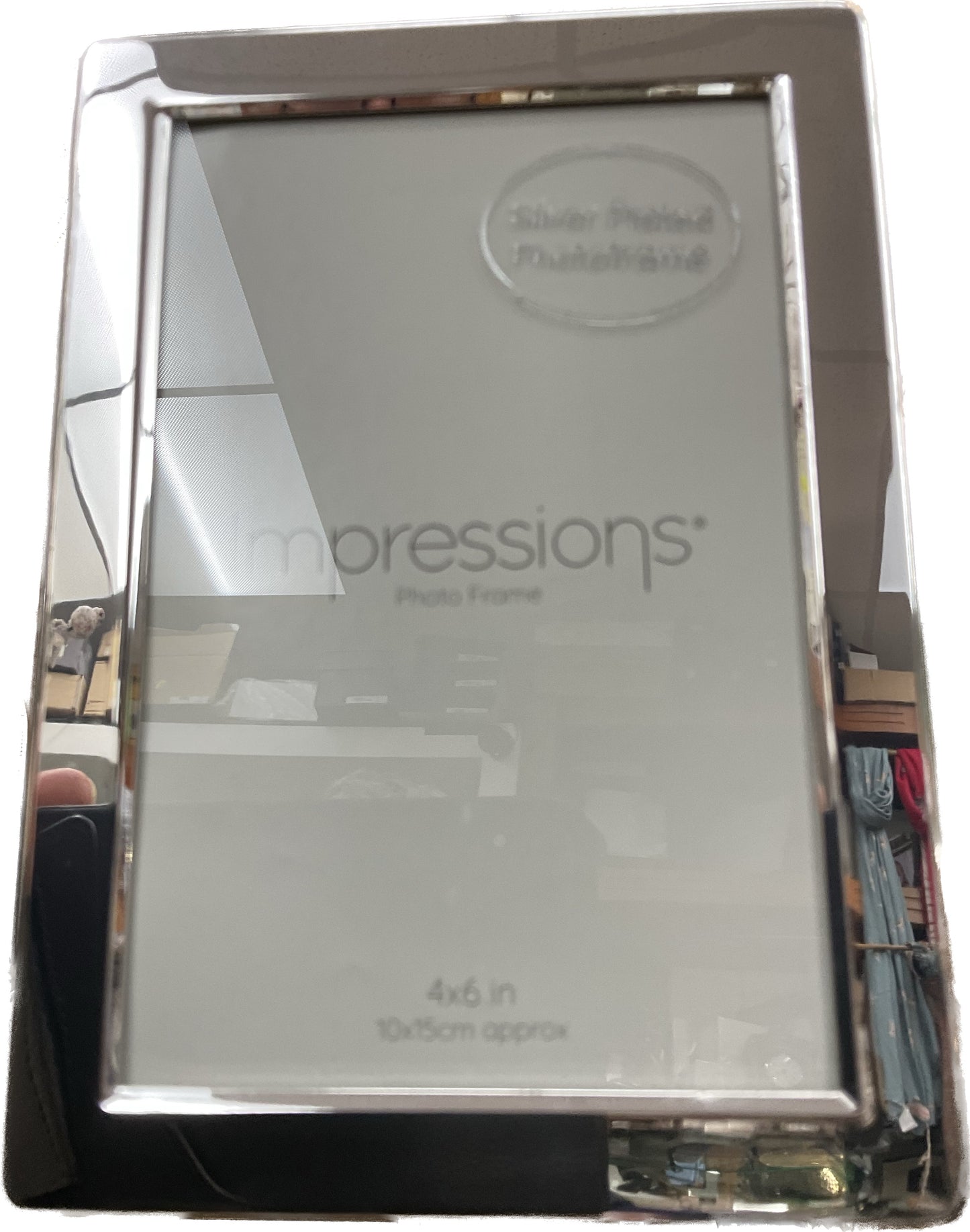 Silverplated Photo Frame Flat Edge - 4" x 6"
