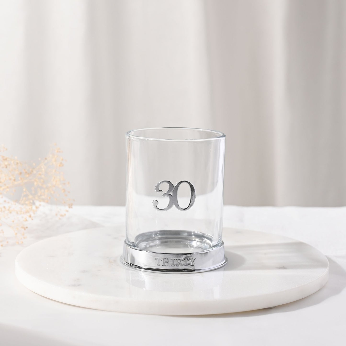MilestoneS 3D Number Whisky Glass - 30