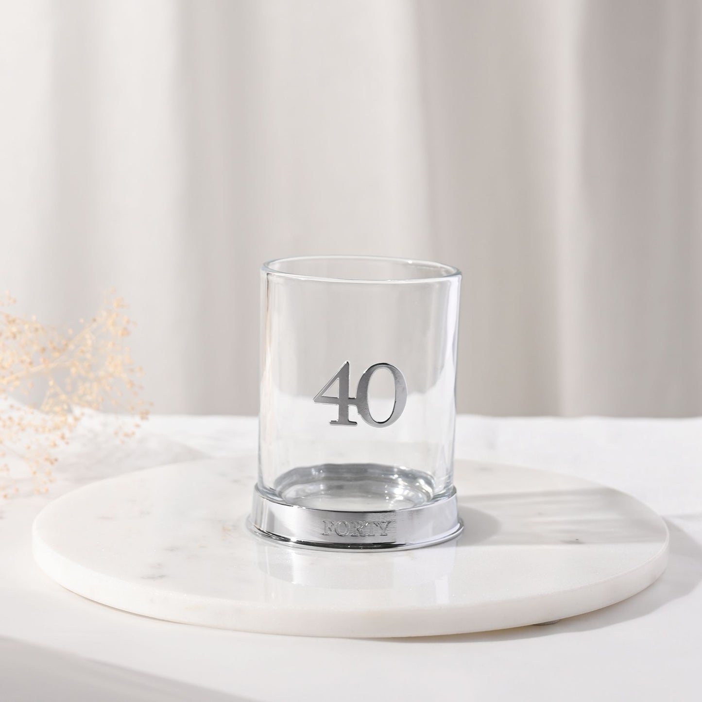 MilestoneS 3D Number Whisky Glass - 40