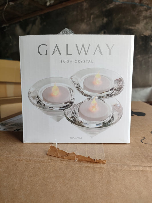 Galway Irish Crystal Trio Votive