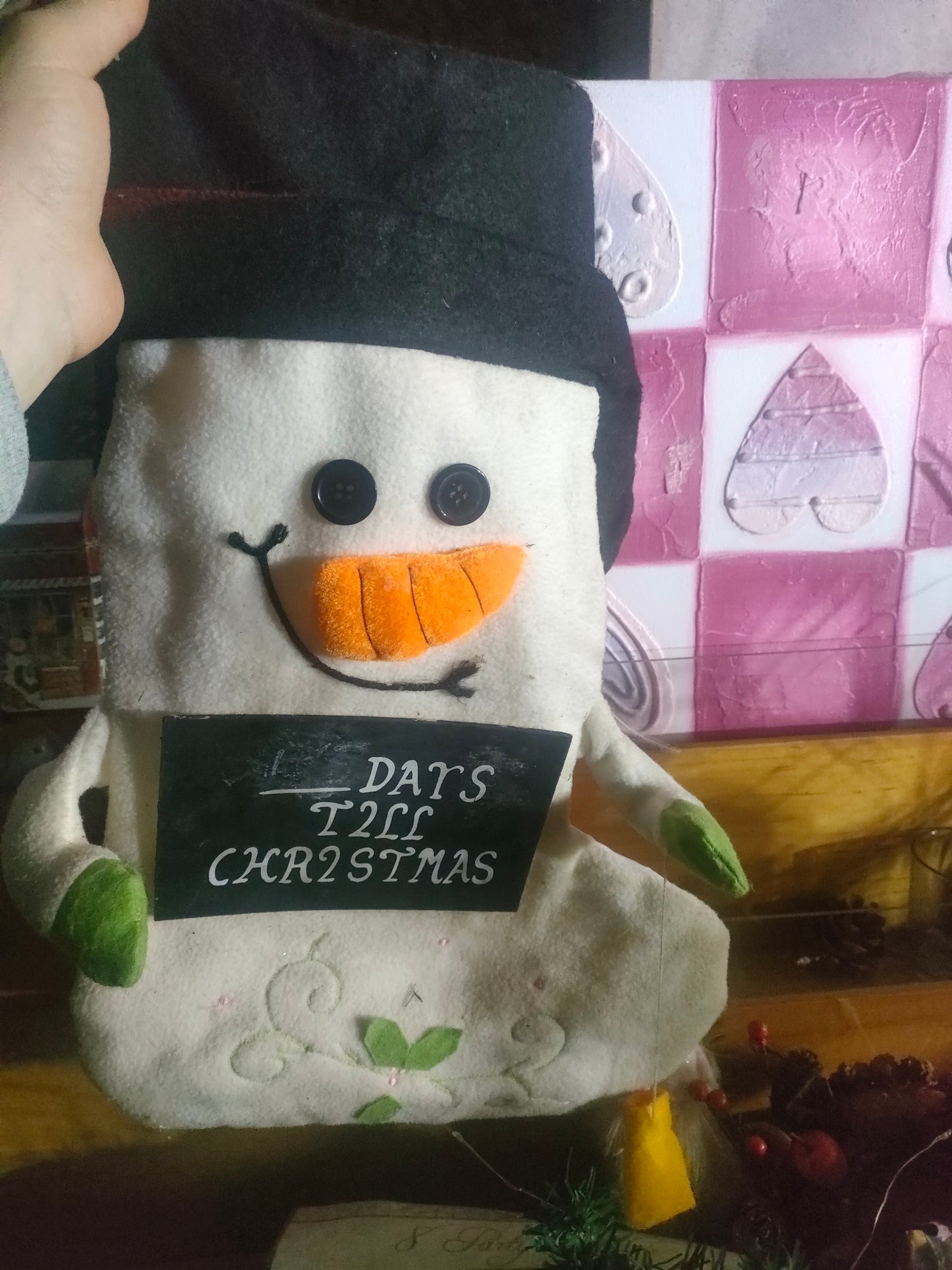 Snowman Count Down to Christmas
