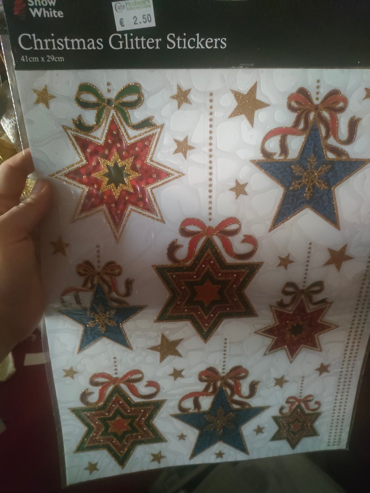 Christmas Glitter Stickers
