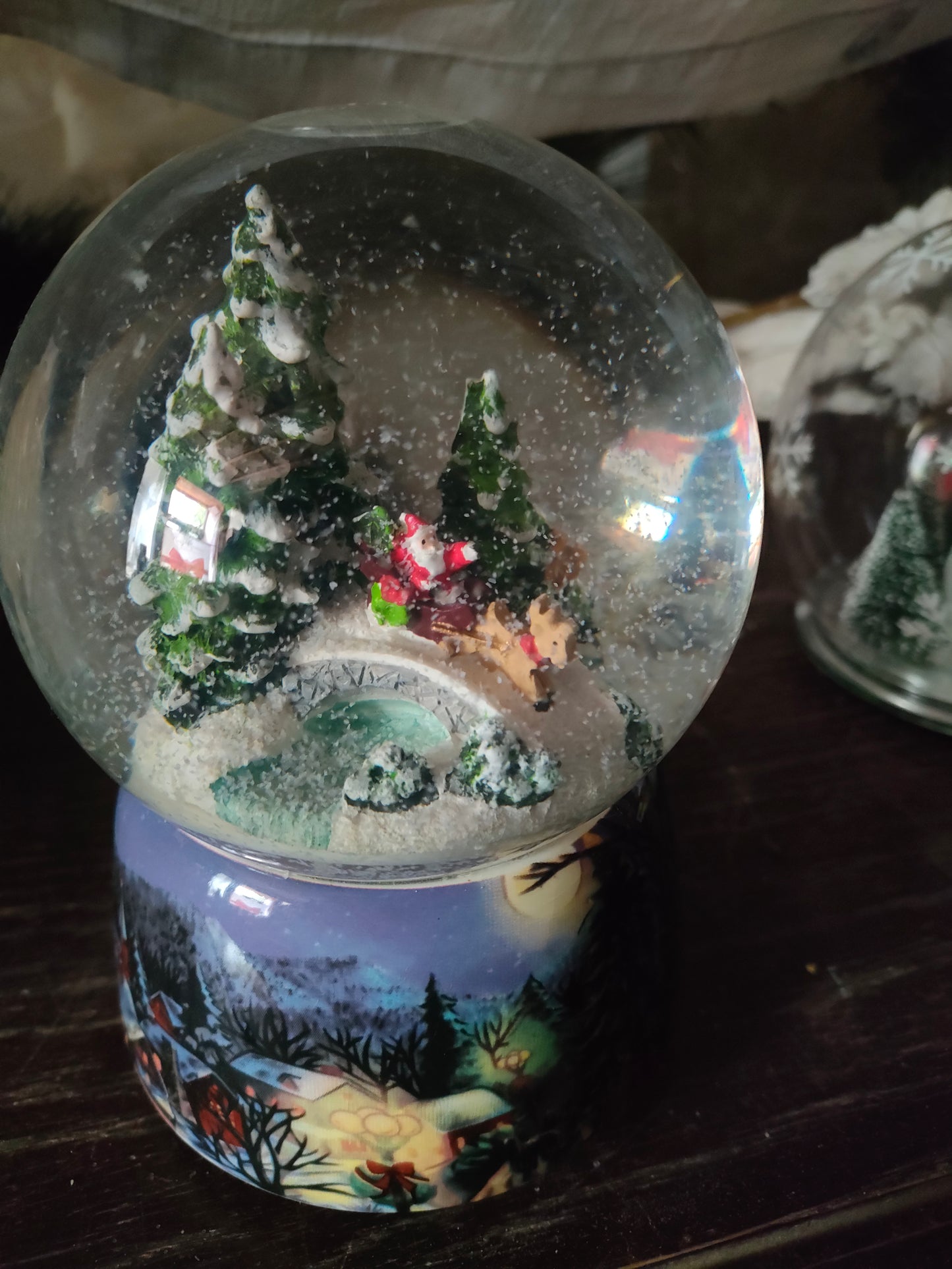 Santa Snow Globe
