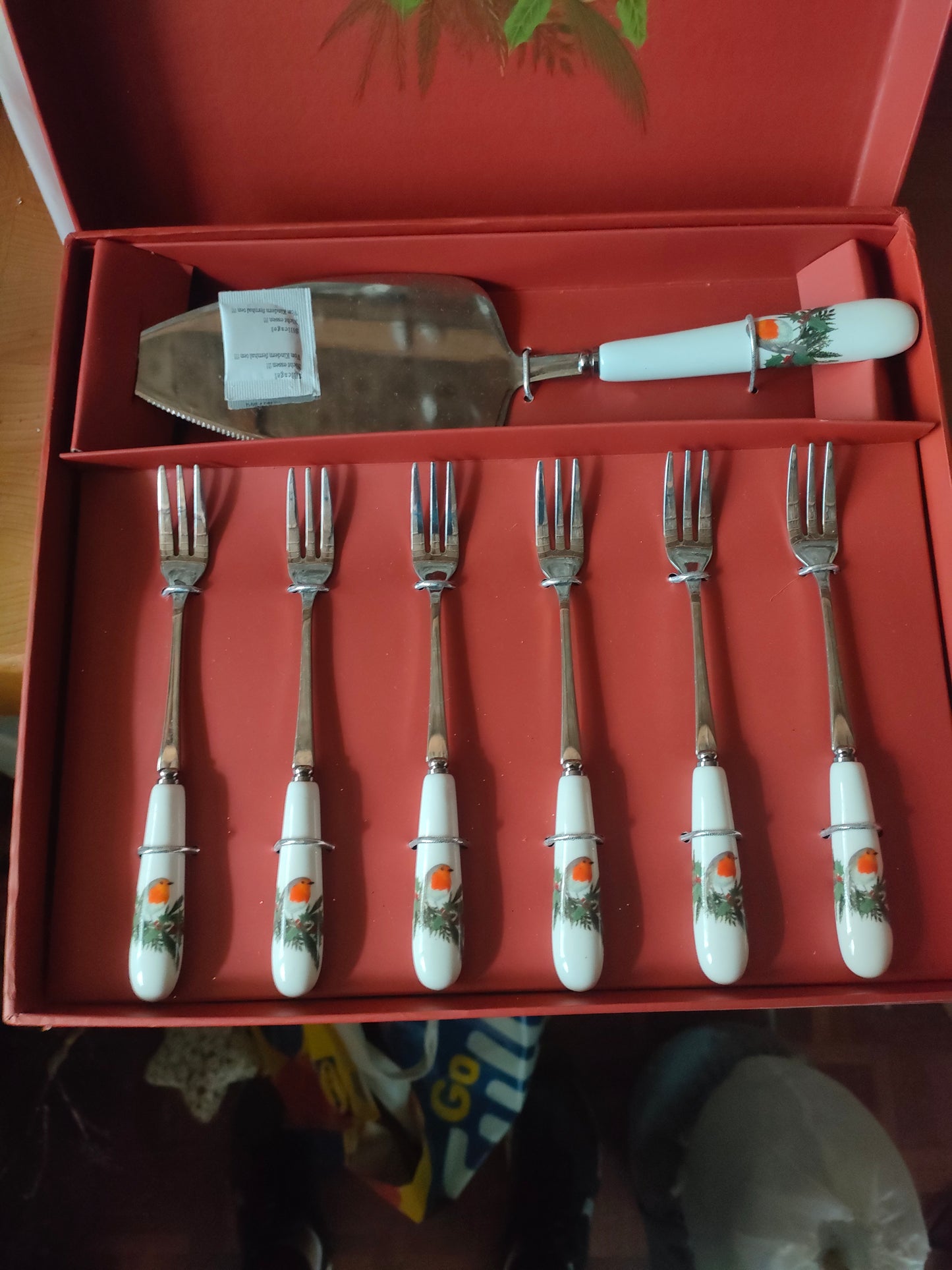 Aynsley Robin Pastry Set (7 Pcs)