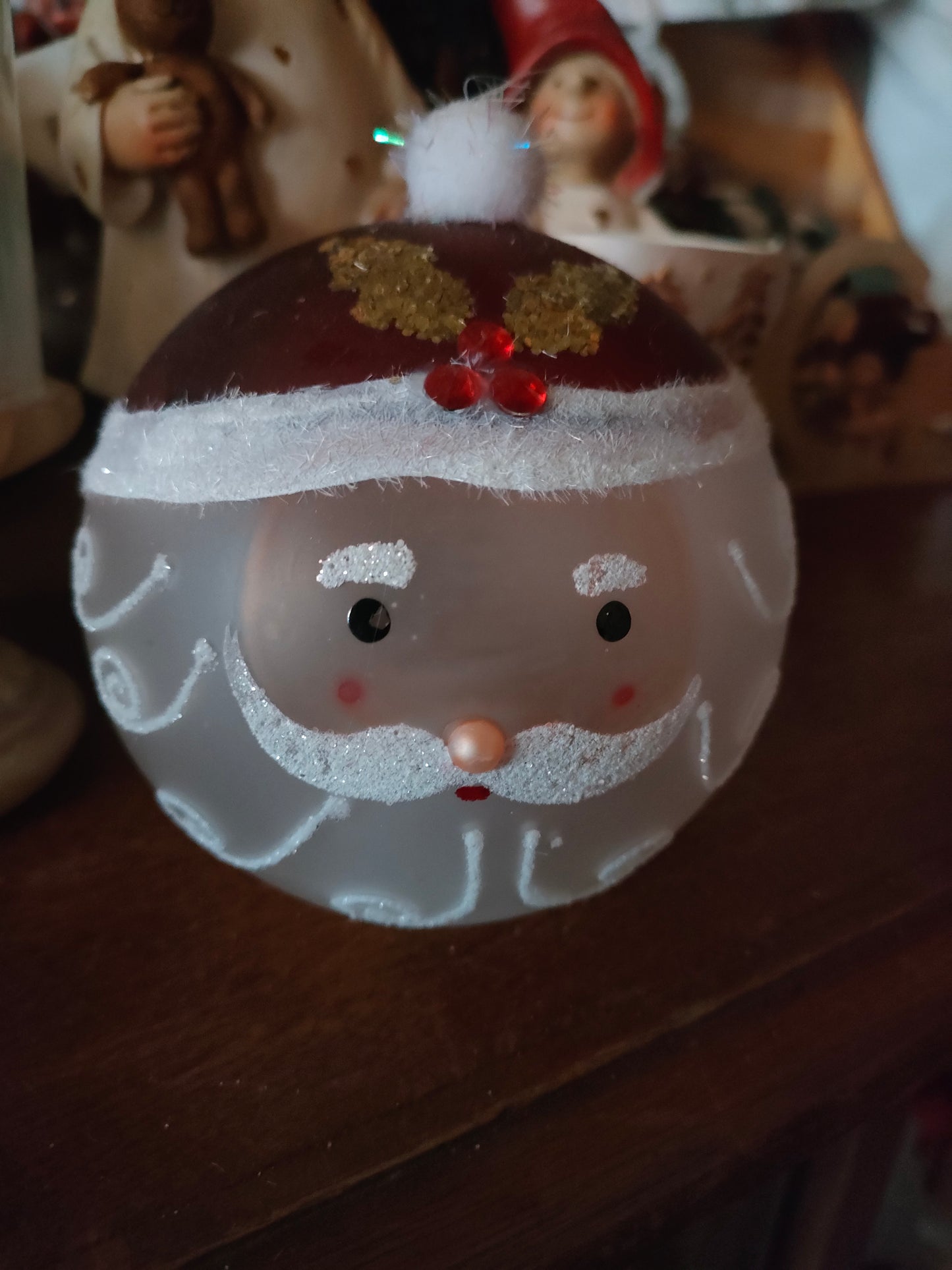 Santa LED Ball