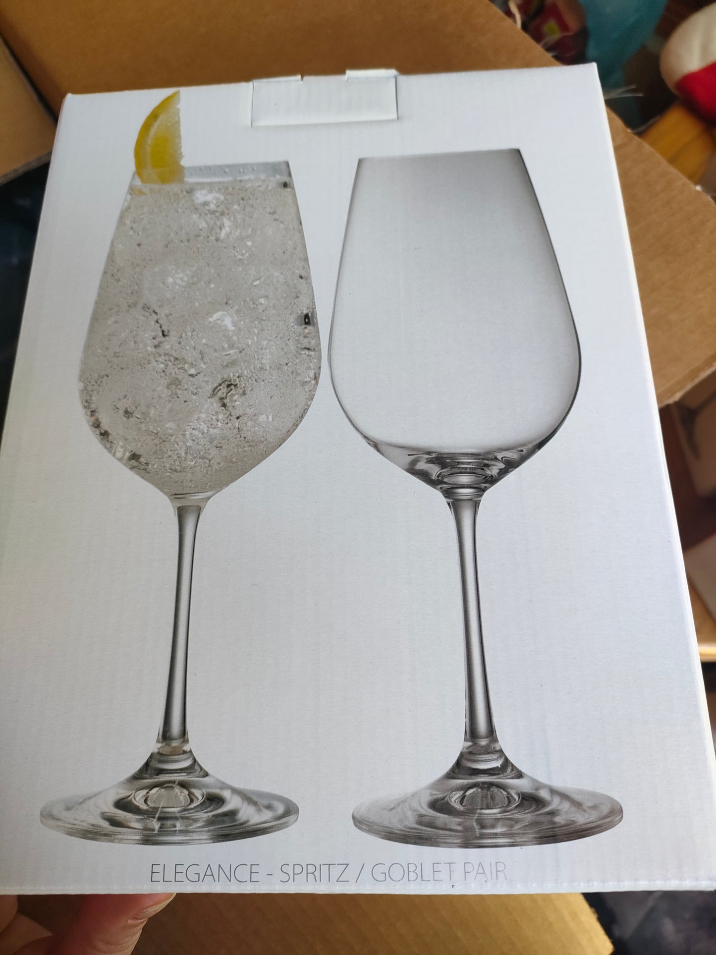 Galway Irish Crystal Elegance - Spritz/ Goblet Pair