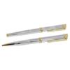 Stratton Rollerball & Ballpoint Pen Set - Silver & Gold