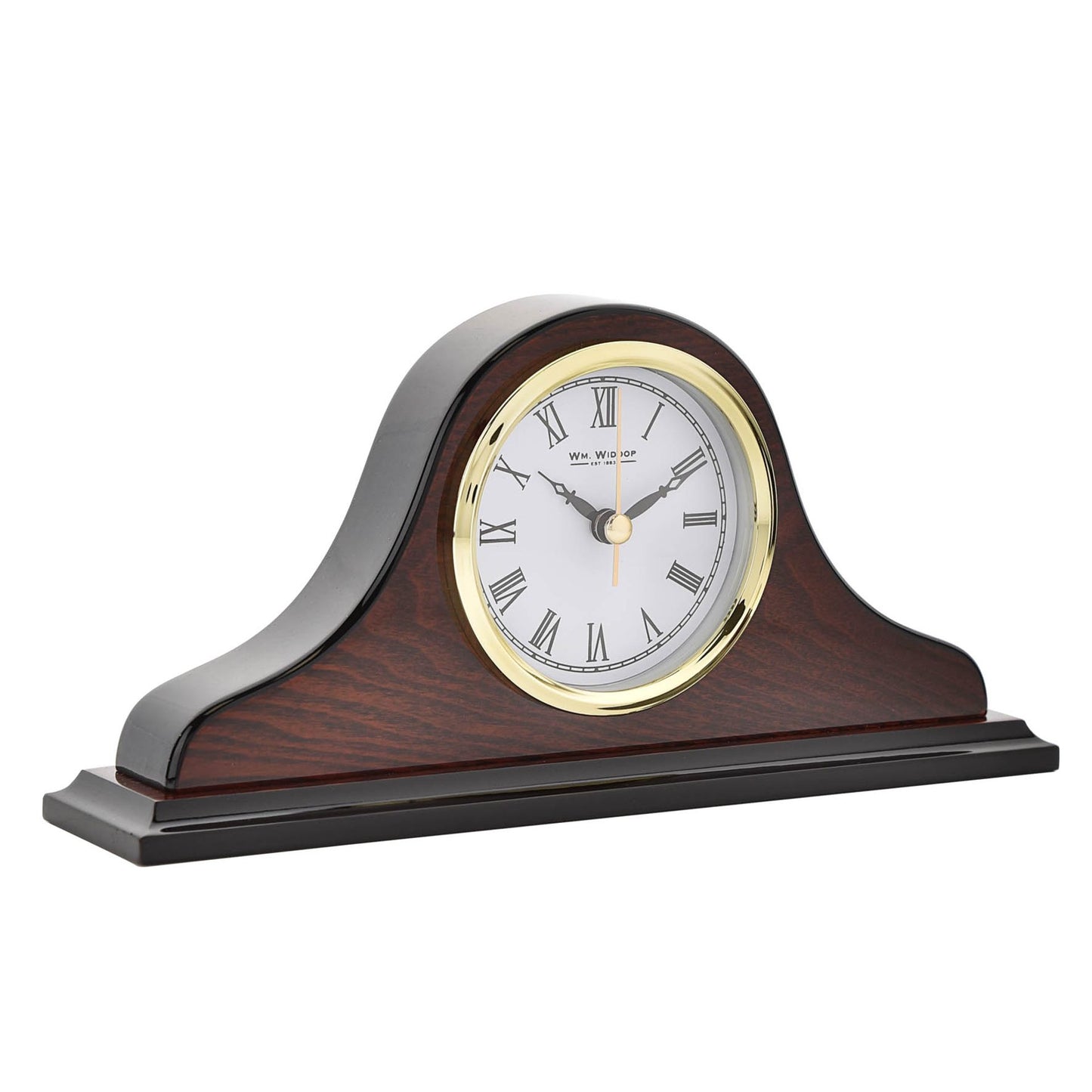 Napoleon Shaped Wooden Mantel Clock