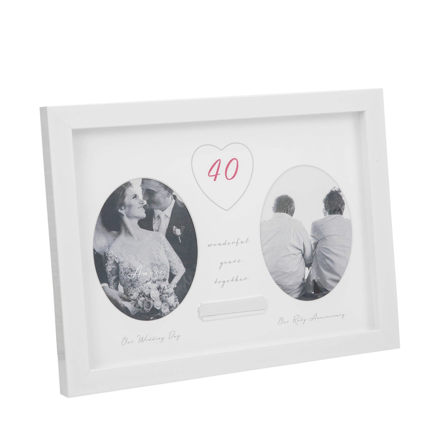 AMORE BY JULIANA® 40th Anniversary Frame- Engraving Plate