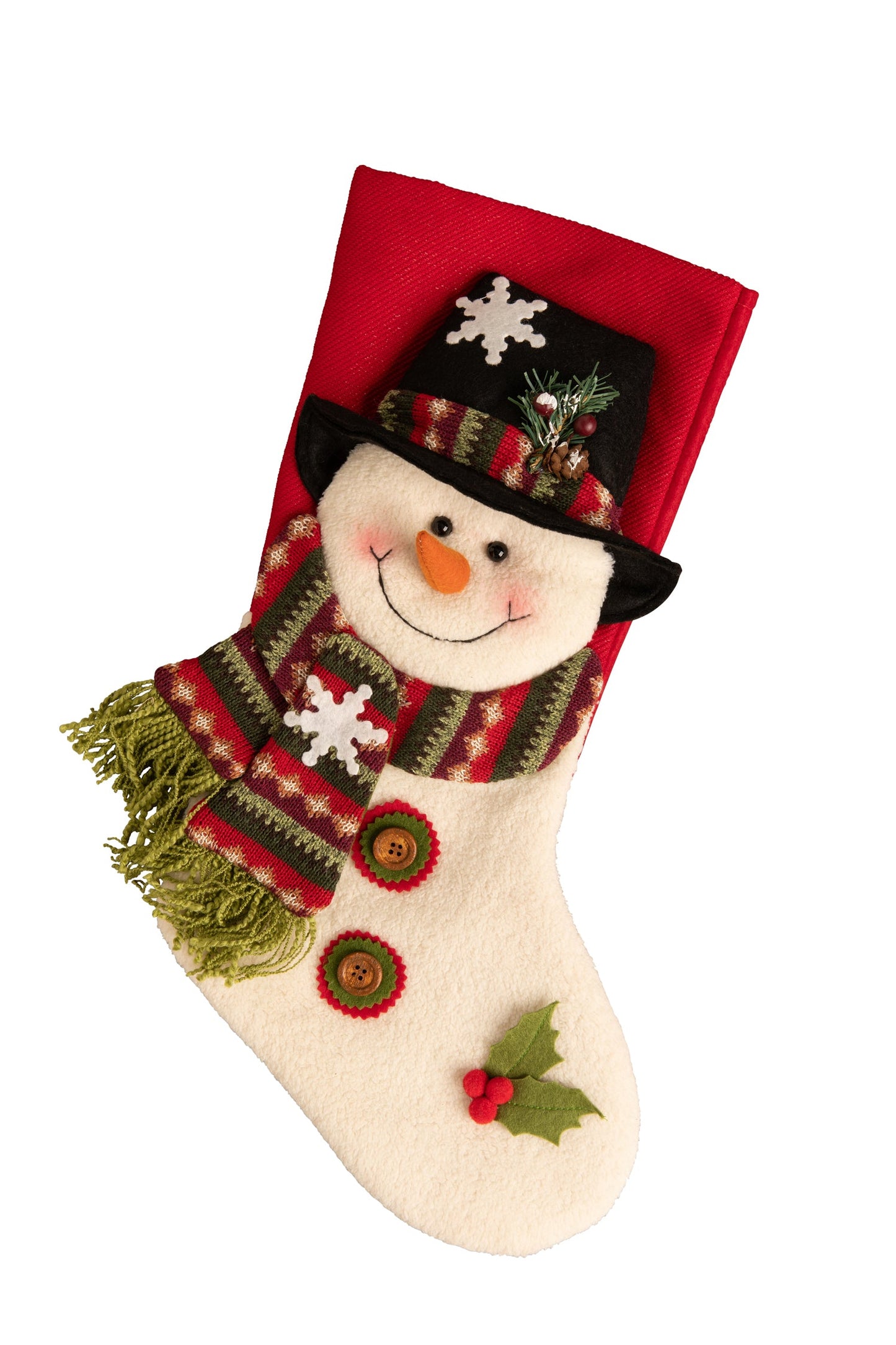 Top Hat Snowman Stocking