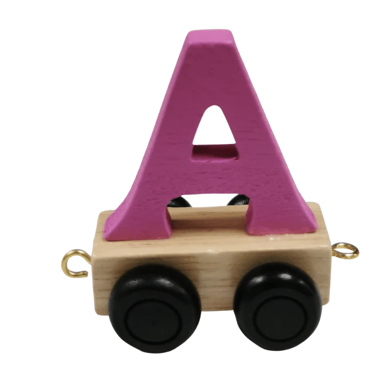 Train Letters A-Pink