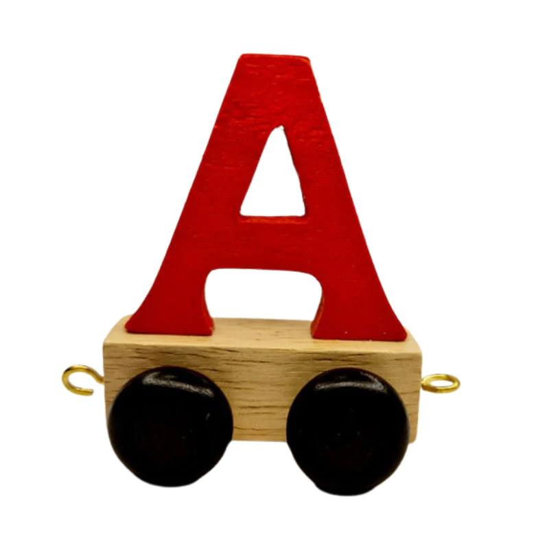 Train Letters A-Red