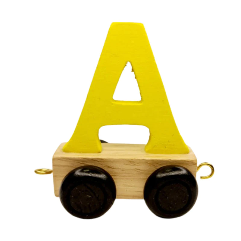 Train Letters A-Yellow