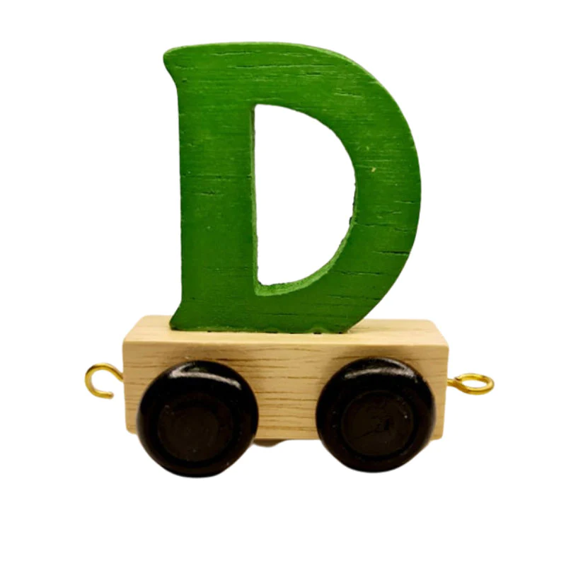 Train Letters D-Green