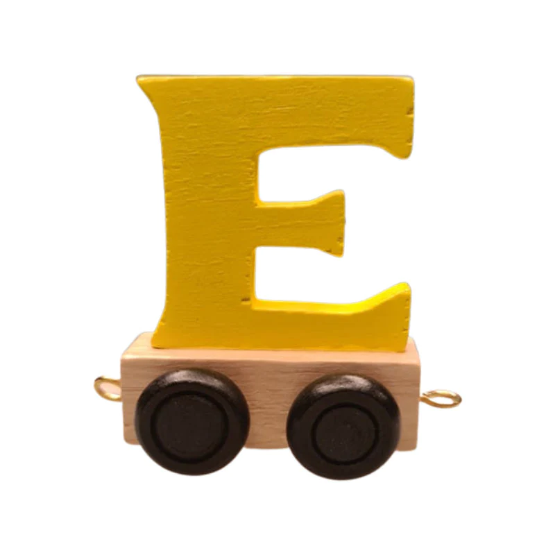 Train Letters E-Yellow