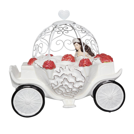 English Ladies Going to the Chapel Carriage Brunette