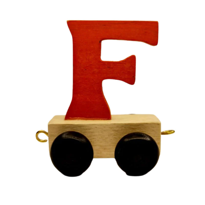 Train Letters F-Orange