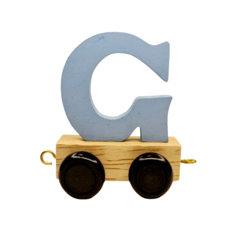 Train Letters G-Light Blue