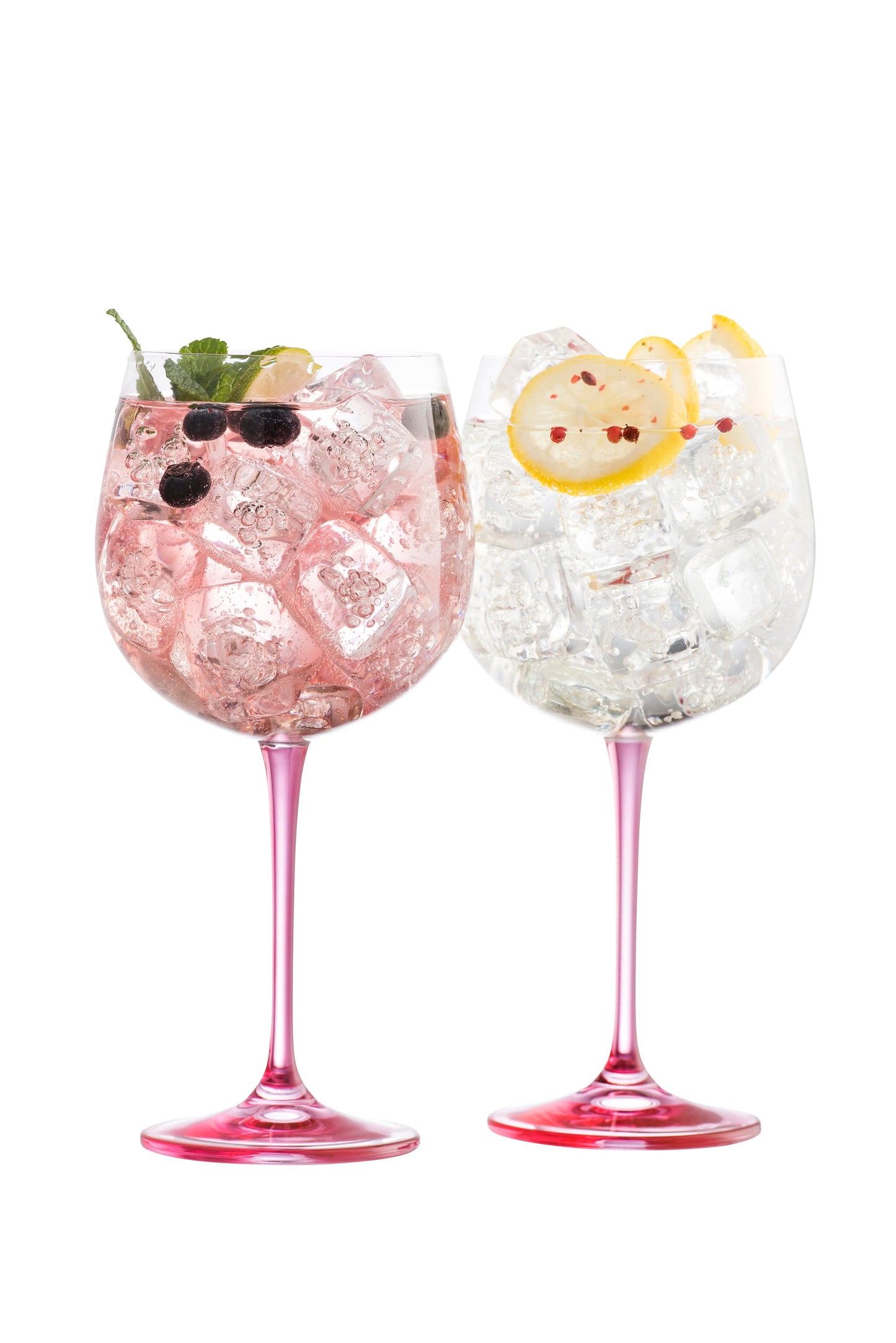 Galway Crystal Gin & Tonic Pair Pink