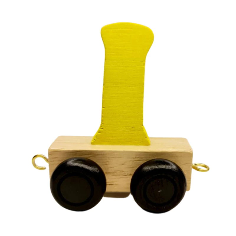 Train Letters I-Yellow