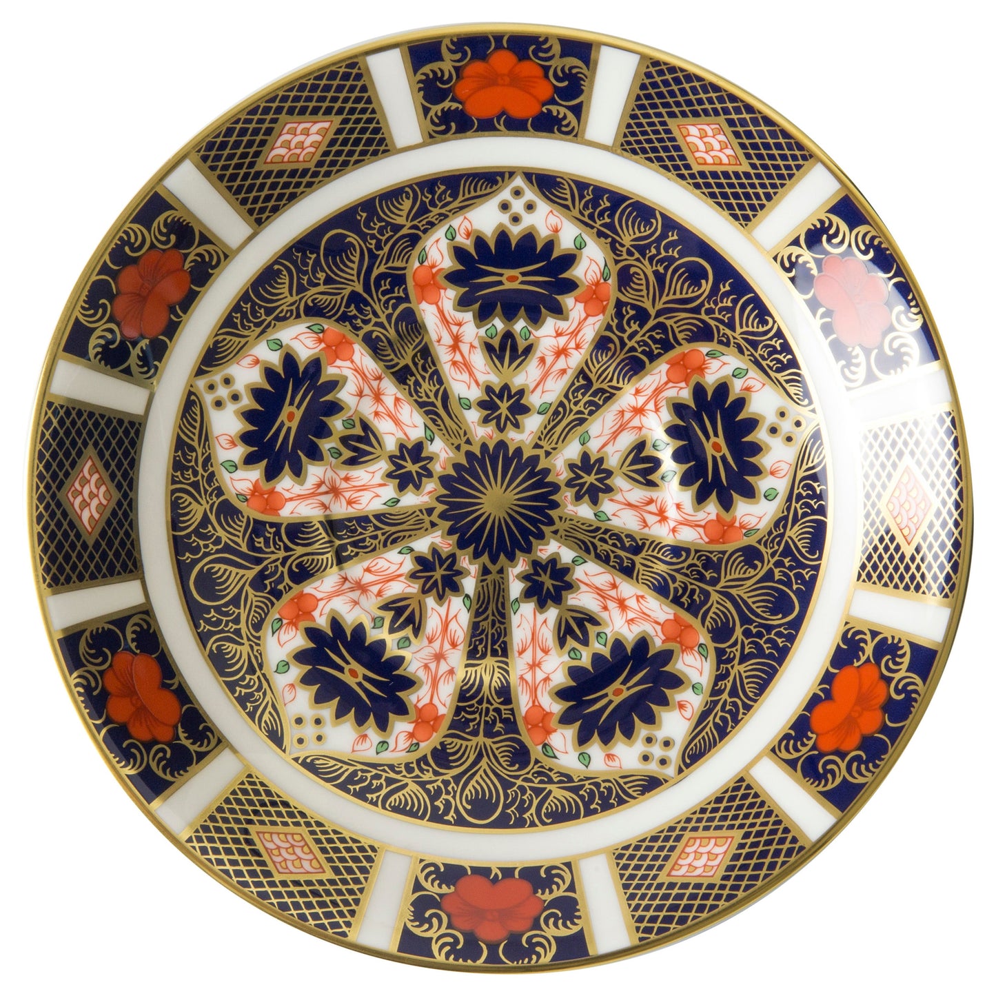 Royal Crown Derby Old Imari Solid Gold Breakfast Saucer