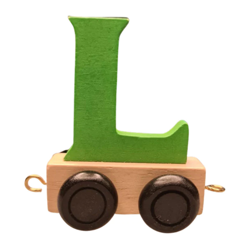 Train Letters L-Green