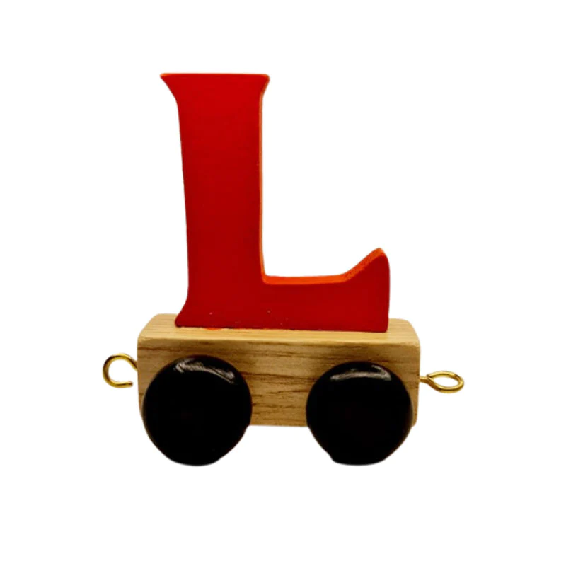Train Letters L-Red
