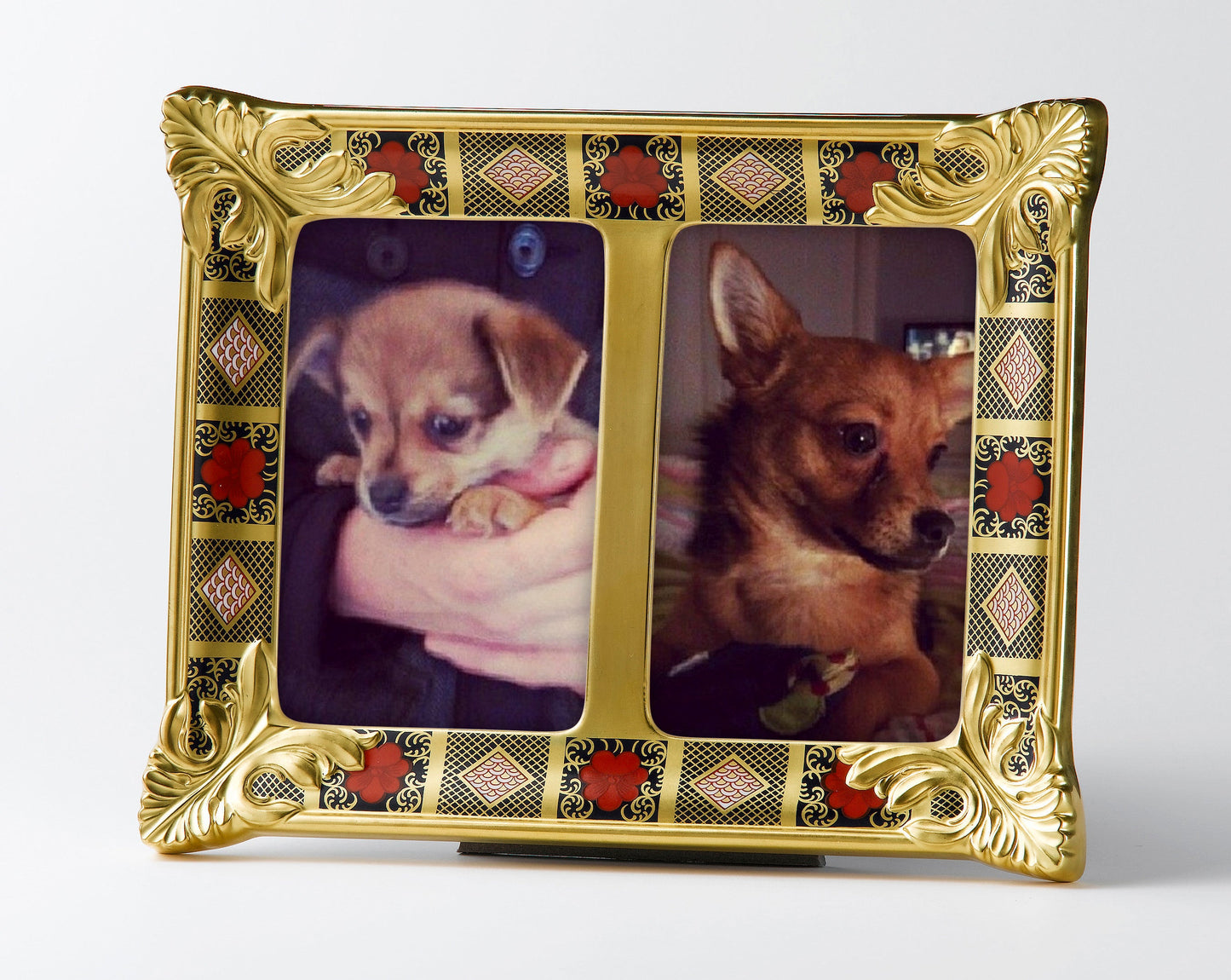 Royal Crown Derby Old Imari SGB Double Picture Frame SBGBOX 6127301