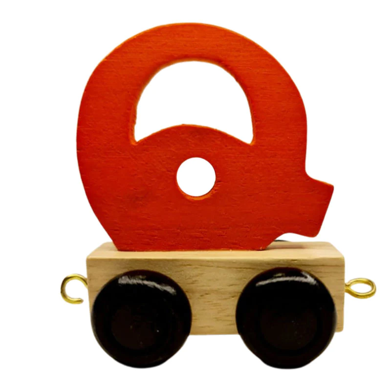Train Letters Q-Red