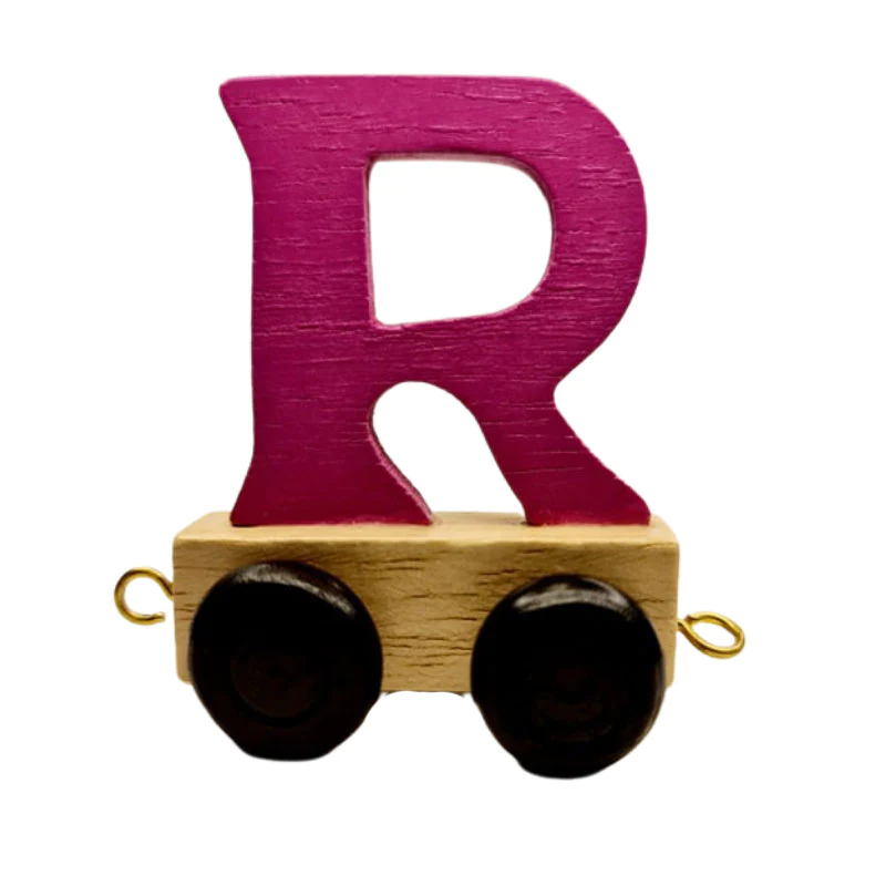 Train Letters R-Pink