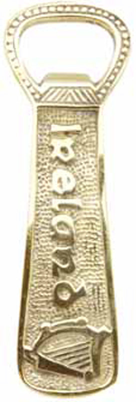 Brass Ireland Bottle Opener