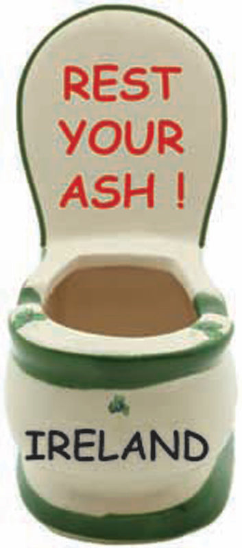 Porcelain Toilet Smoking Shortens Your Cigarette Ashtray