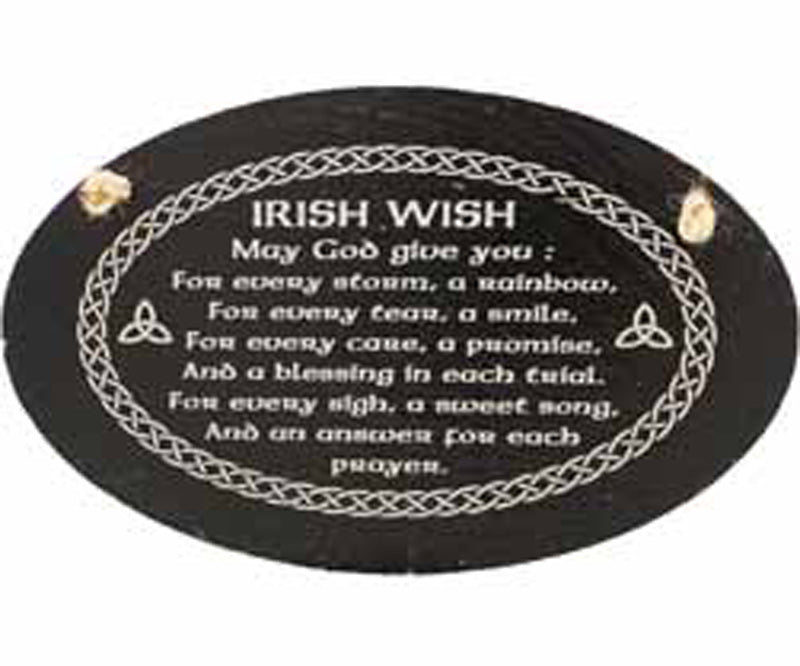 Slate Irish Wish Oval
