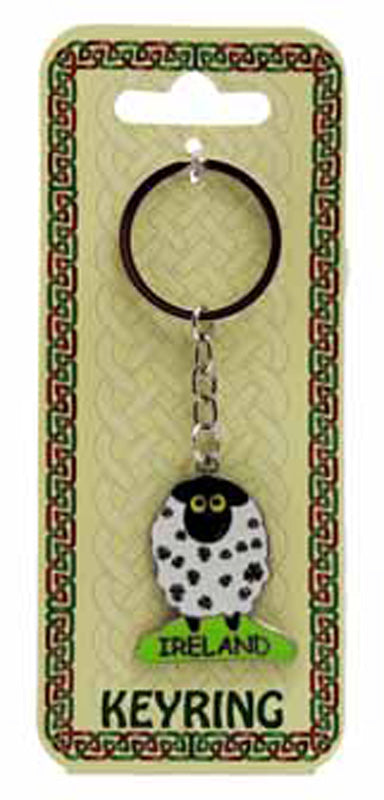 Metal Sheep Key Ring