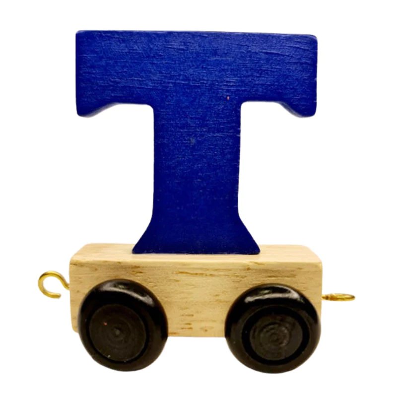 Train Letters T-Blue